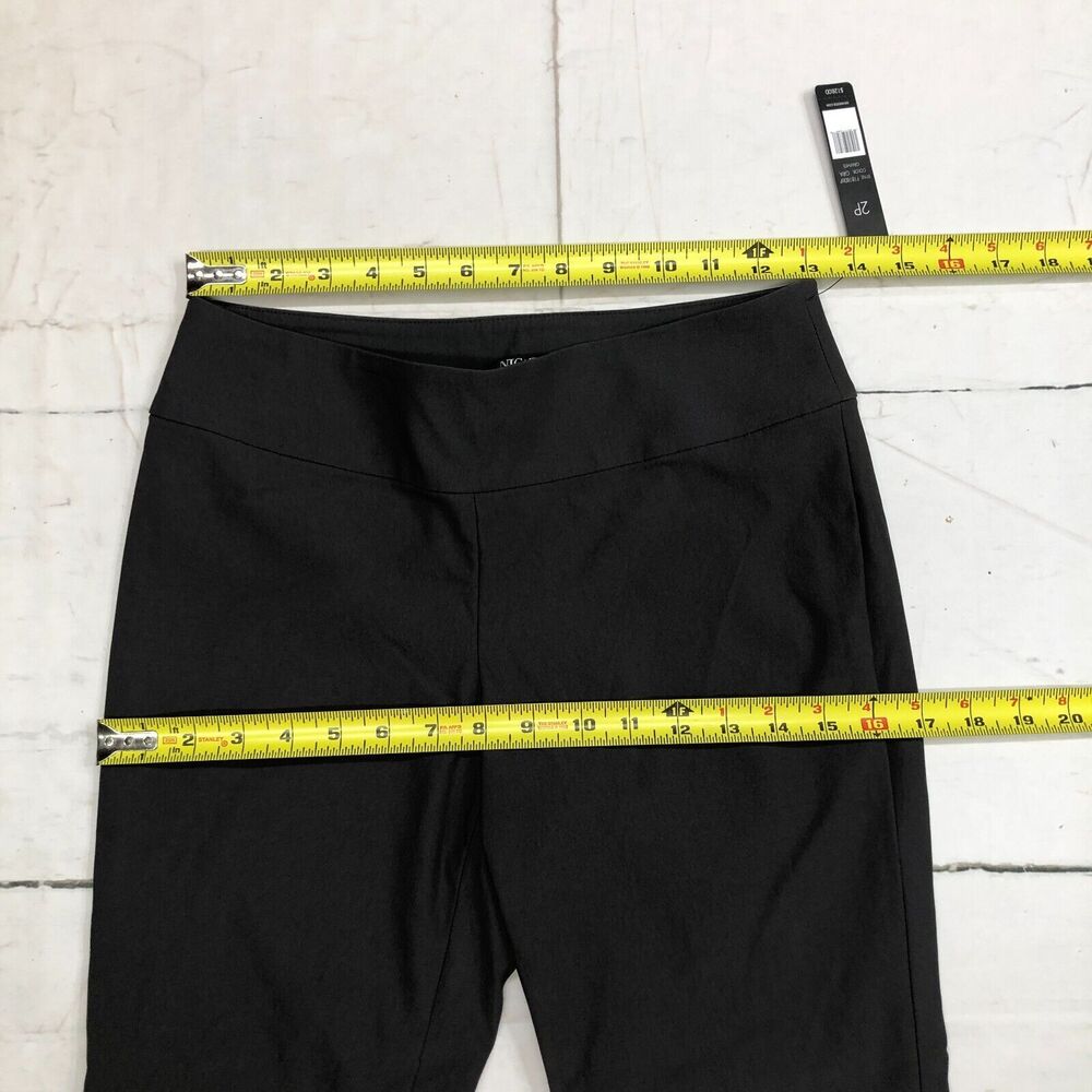 NWT NIC + ZOE Women Pull On Pants Size 2P 2 Petite Rayon Blend M145 -16 - Picture 2 of 15